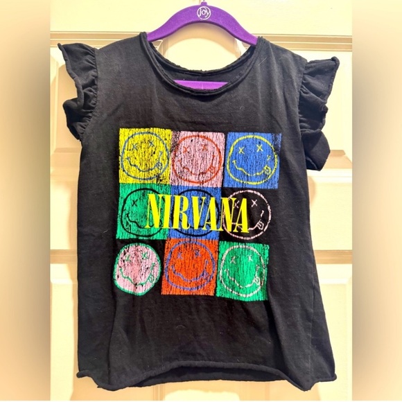 Set of 2 Nirvana Kids Graphic T-Shirts NWOT SZ 6 - Picture 4 of 4